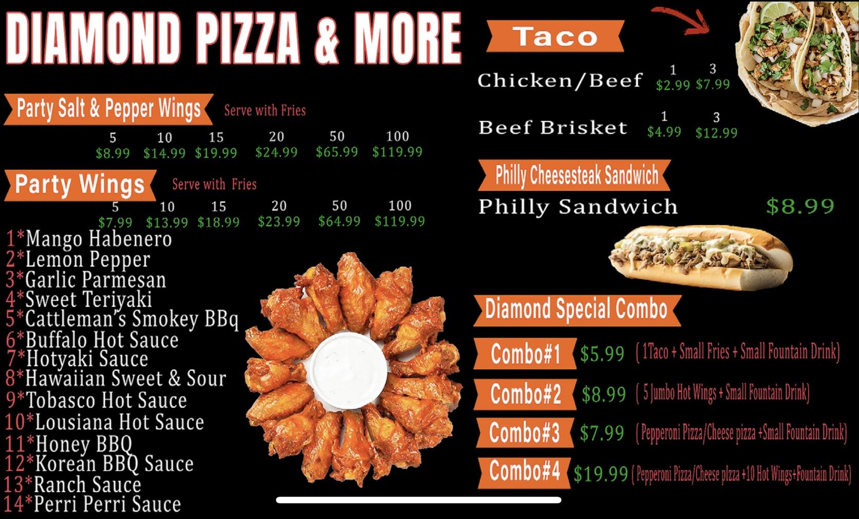 Diamond Pizza & More
